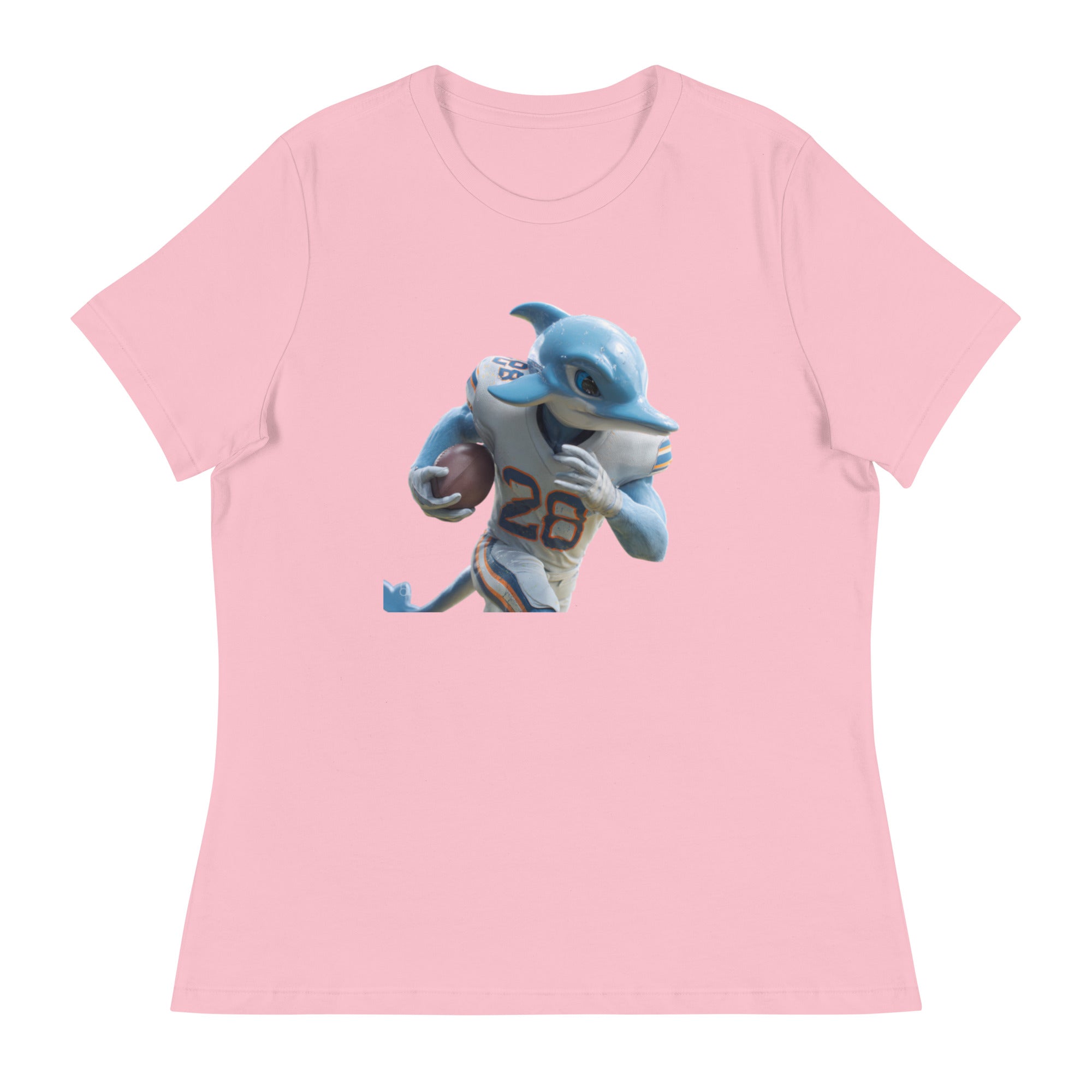 Dolphin 1 W Women's Relaxed T-Shirt Pink