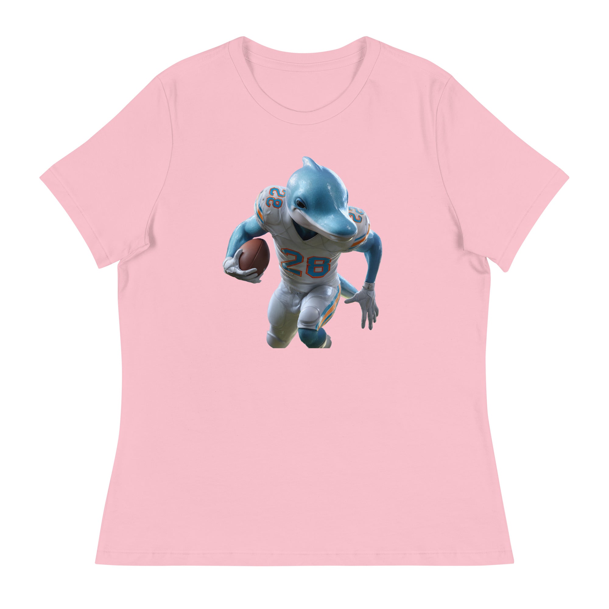 Dolphin 3 W Women's Relaxed T-Shirt Pink