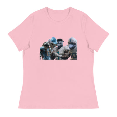Dolphin 12 W Women's Relaxed T-Shirt Pink