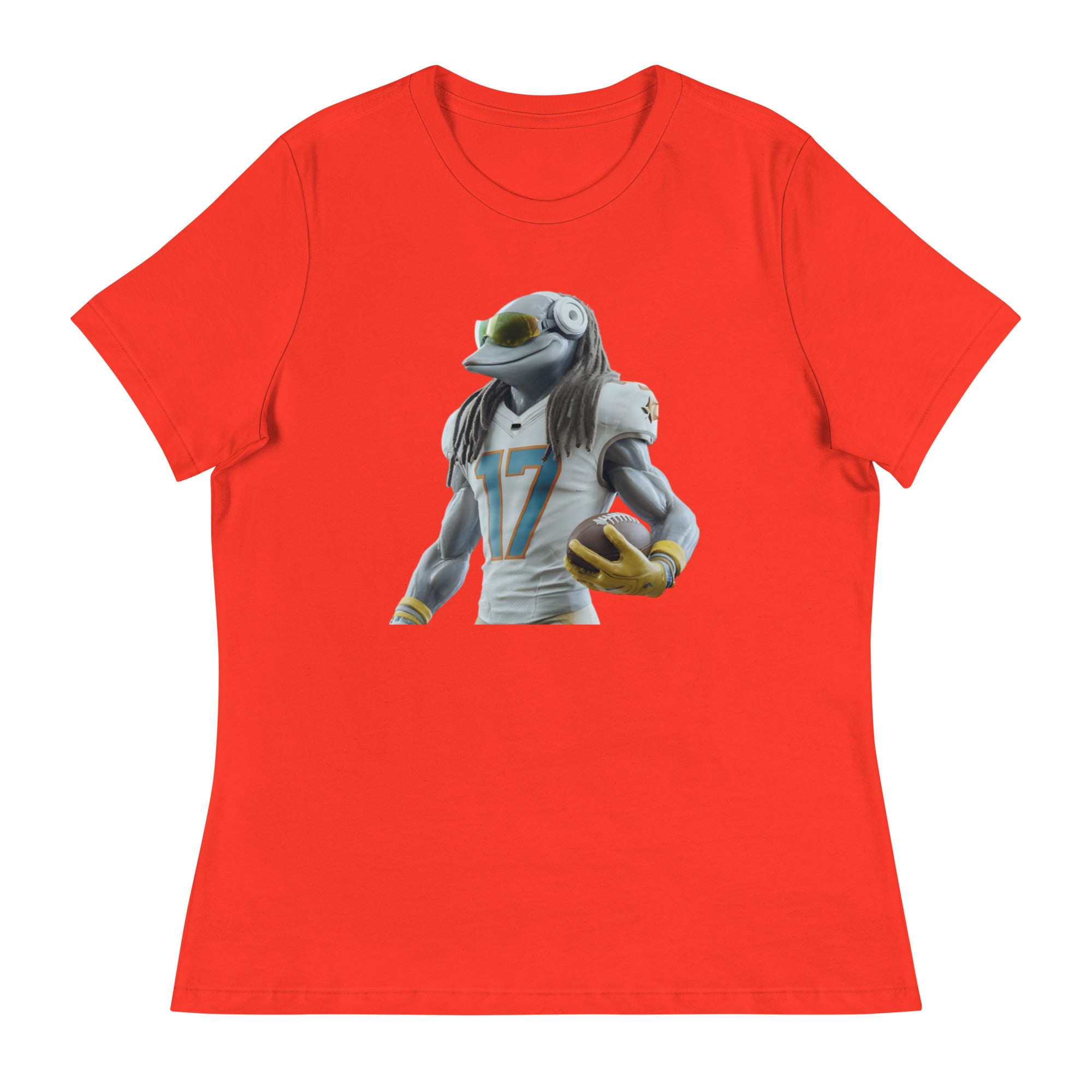 Dolphin 5 W Women's Relaxed T-Shirt Poppy