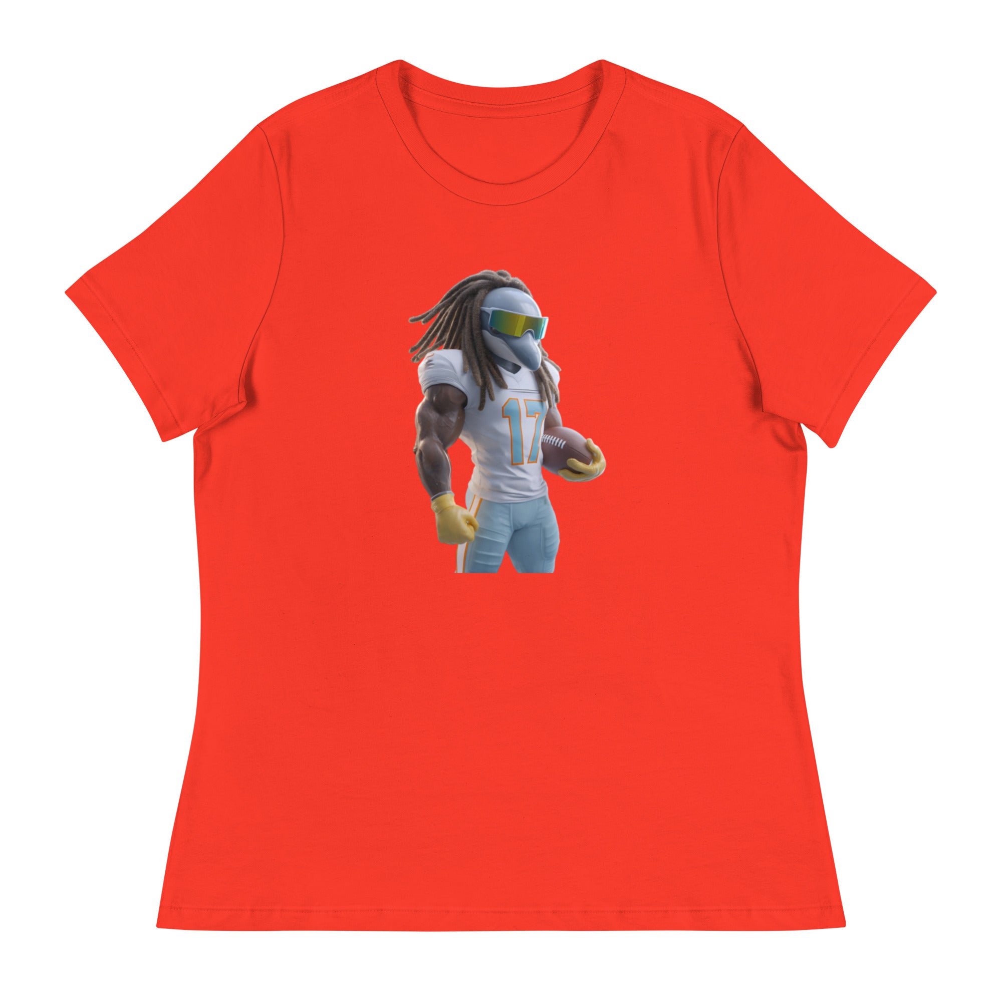 Dolphin 11 W Women's Relaxed T-Shirt Poppy