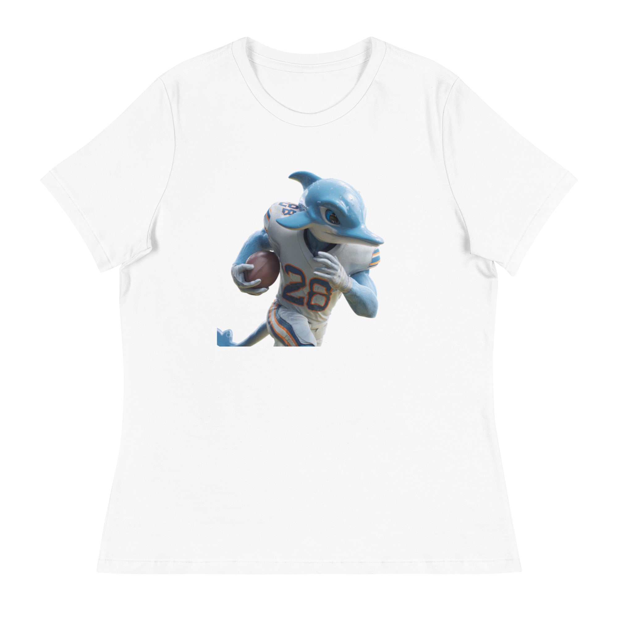Dolphin 1 W Women's Relaxed T-Shirt White