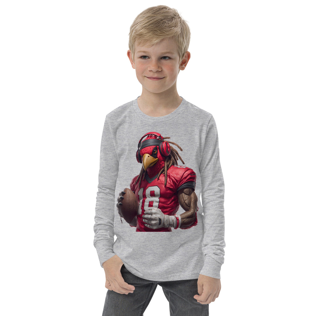 Cardinal 4 KidscYouth long sleeve tee