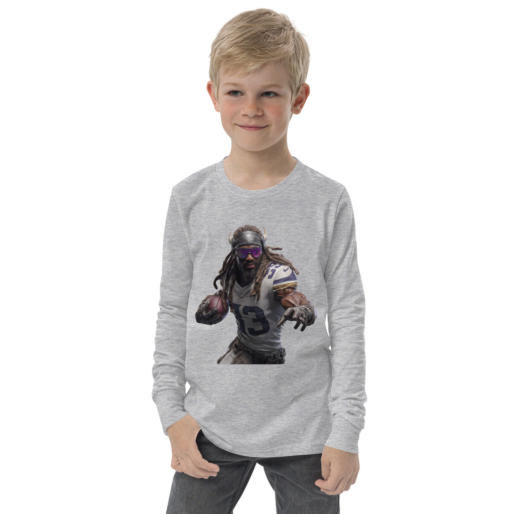 Viking 3 K Youth long sleeve tee Athletic Heather