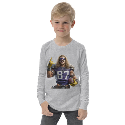 Viking 6 K Youth long sleeve tee Athletic Heather