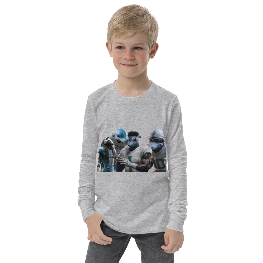 Dolphin 12 K Youth long sleeve tee