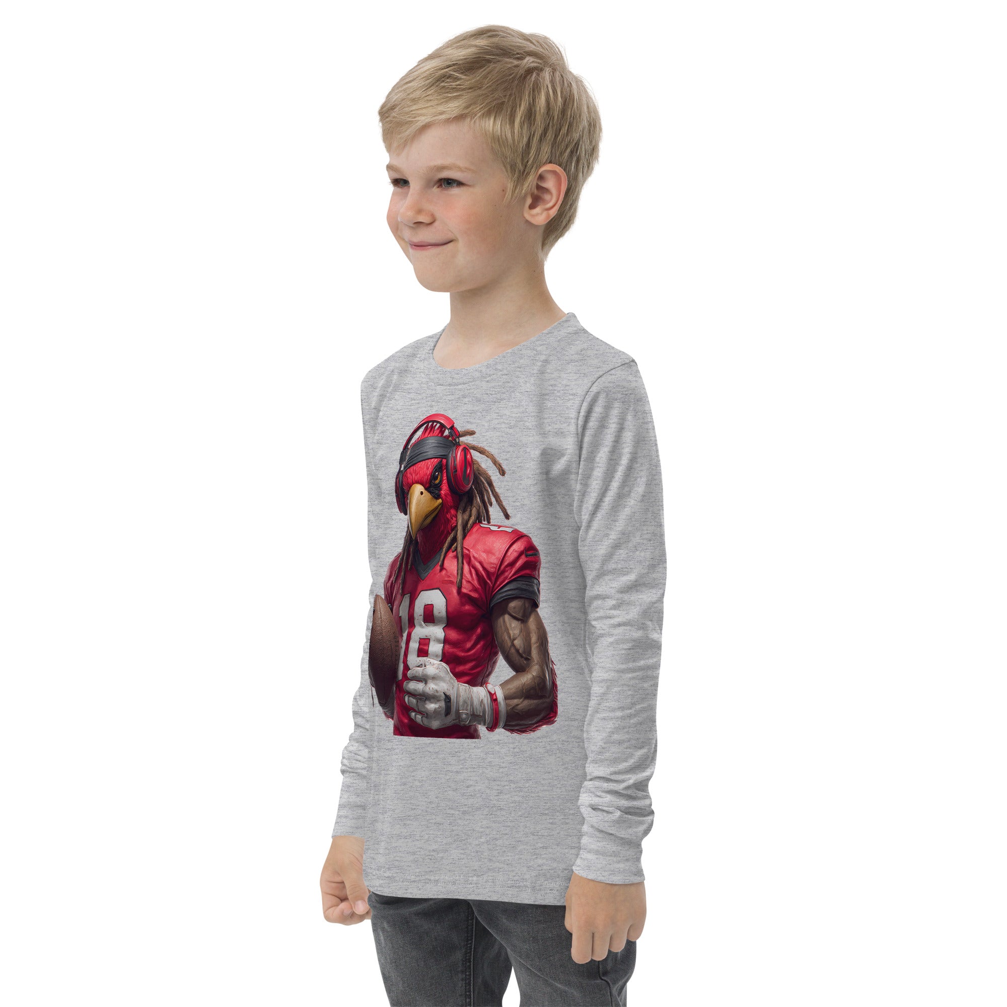 Cardinal 4 KidscYouth long sleeve tee