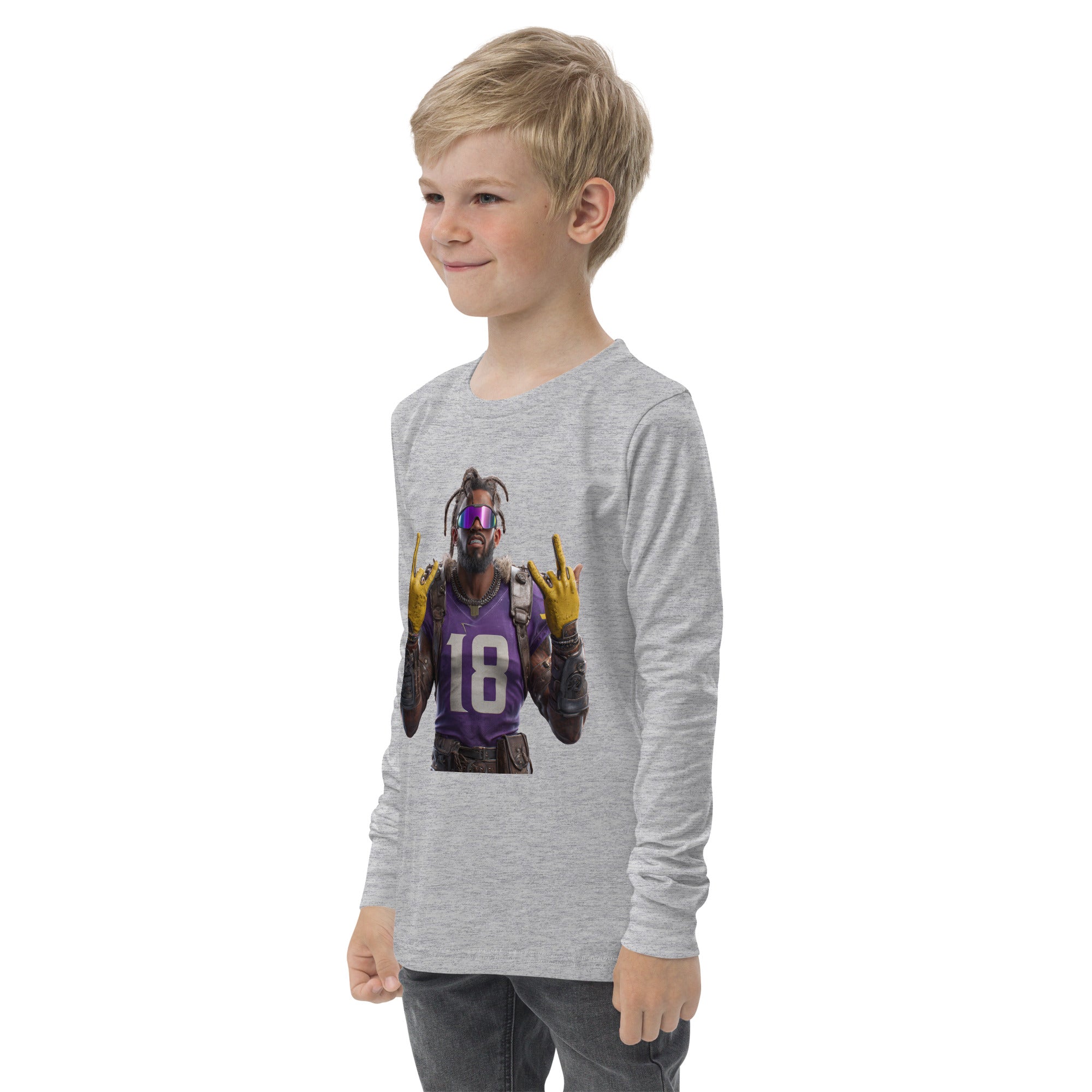 Viking 4 K Youth long sleeve tee