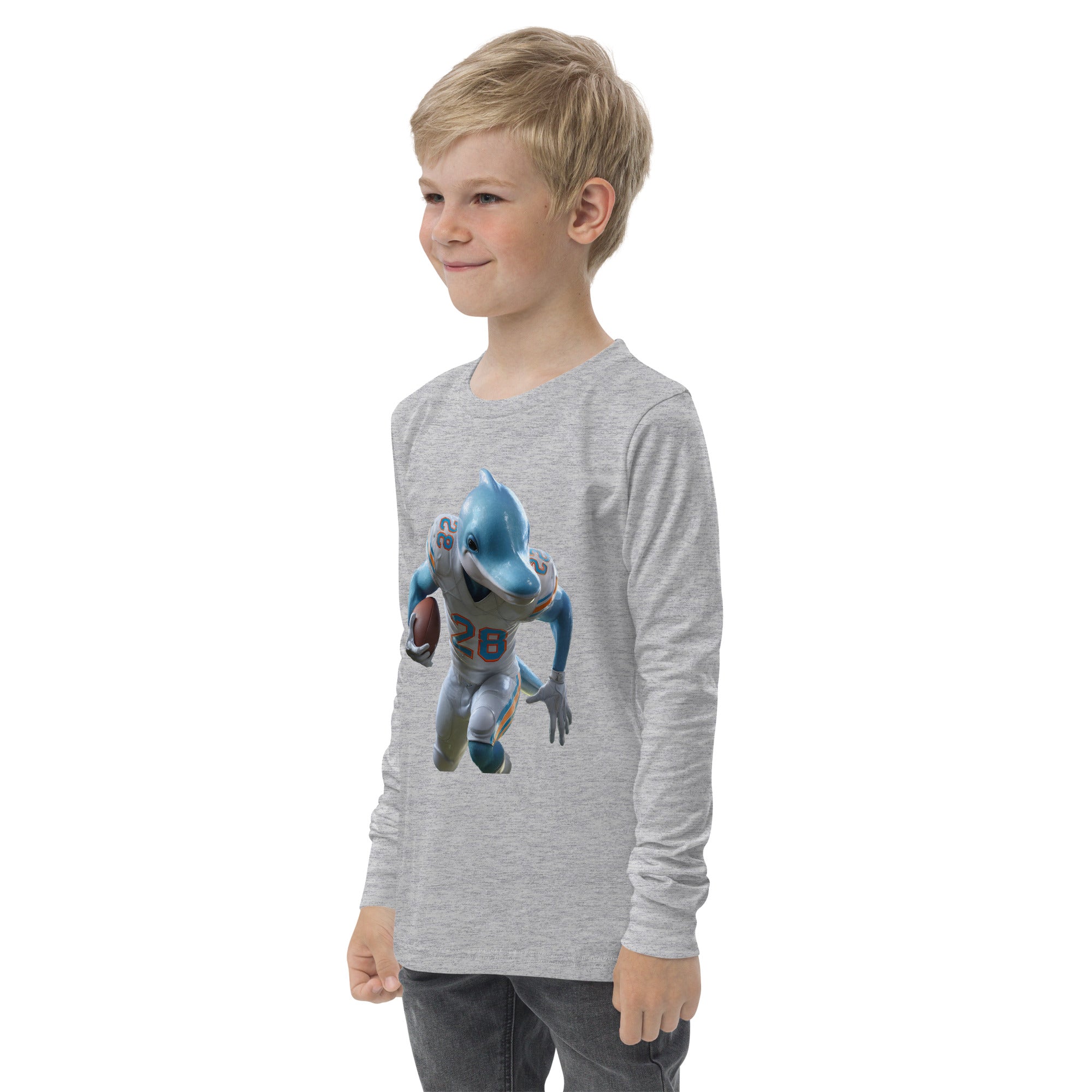 Dolpjin 3 K Youth long sleeve tee
