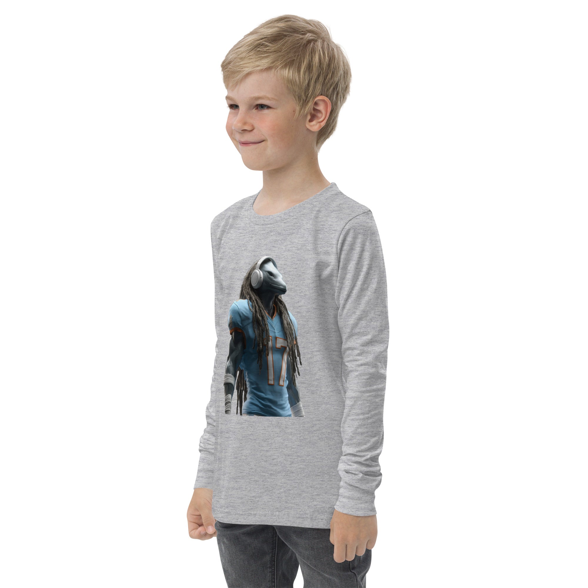 Dolphin 6 K Youth long sleeve tee