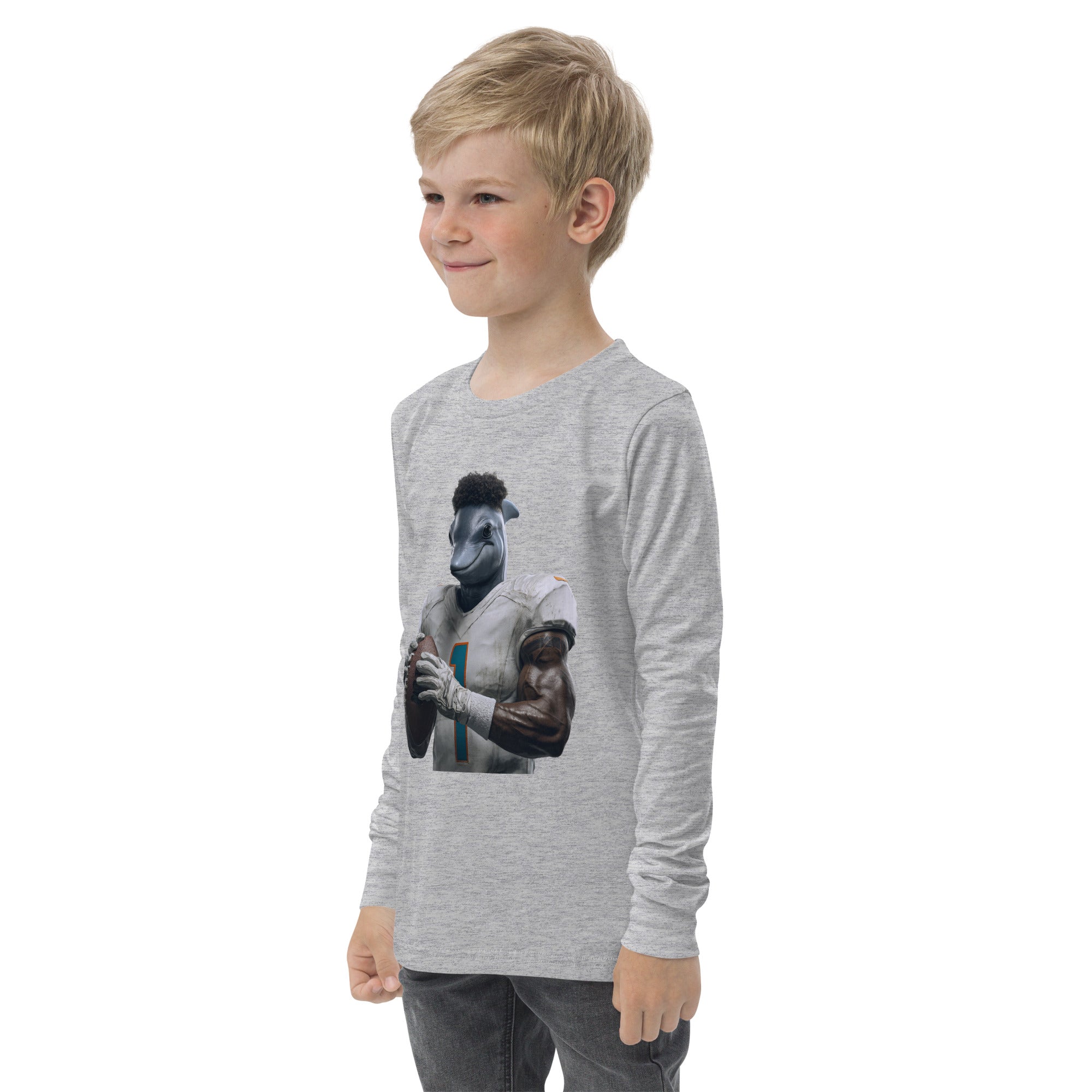 Dolphin 7 K Youth long sleeve tee