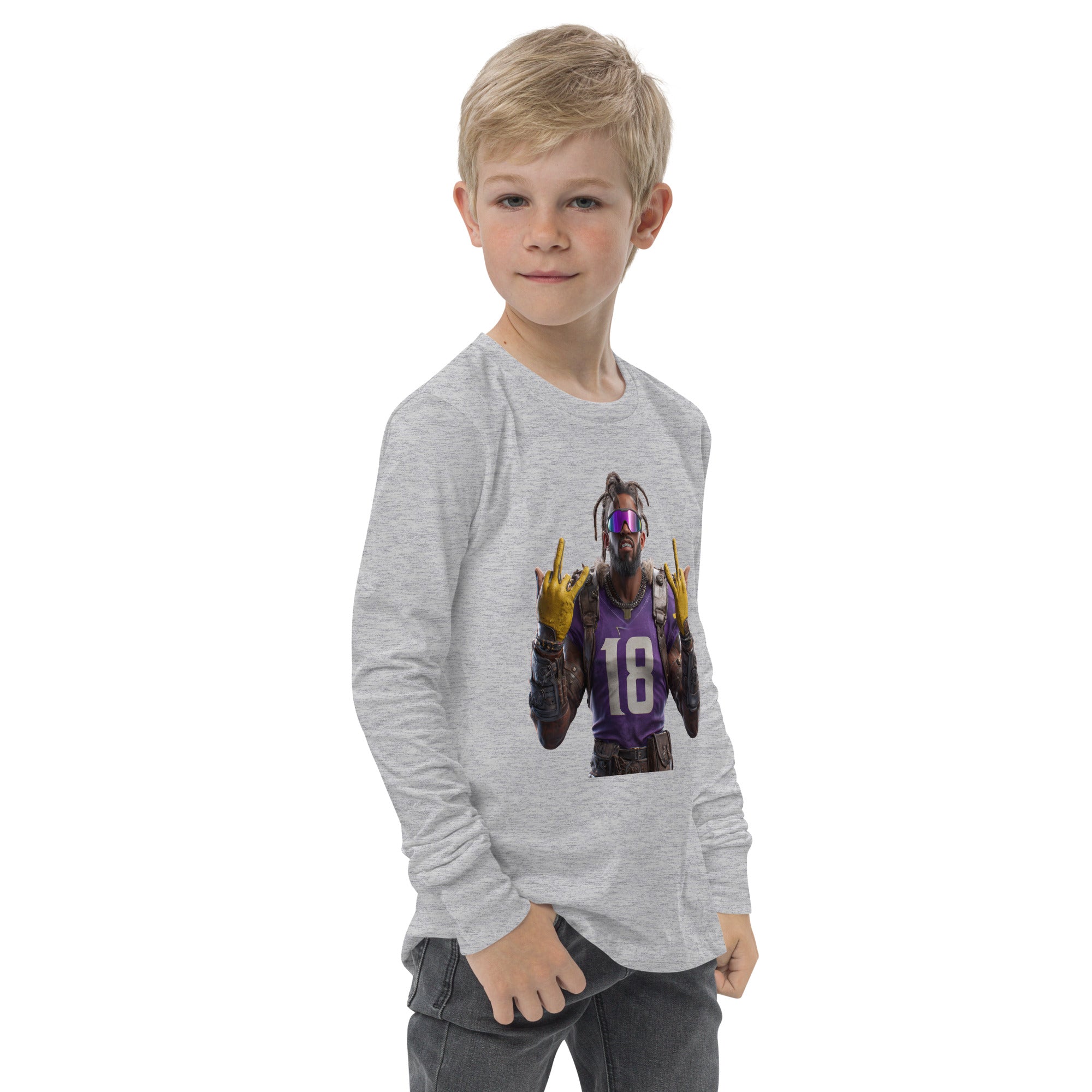 Viking 4 K Youth long sleeve tee