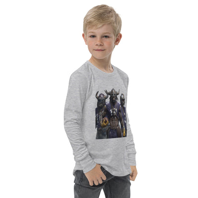 Viking 5 K Youth long sleeve tee Athletic Heather