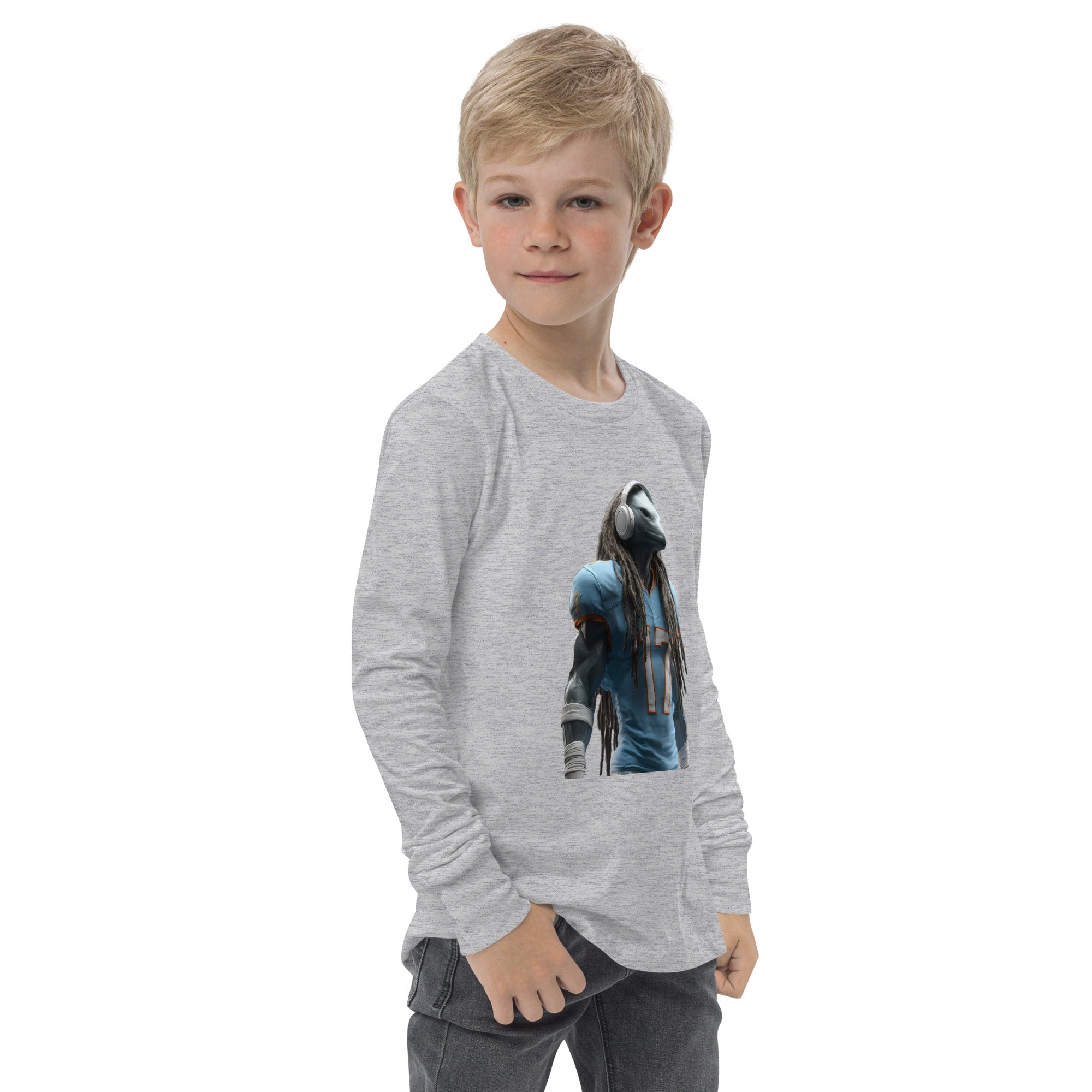 Dolphin 6 K Youth long sleeve tee