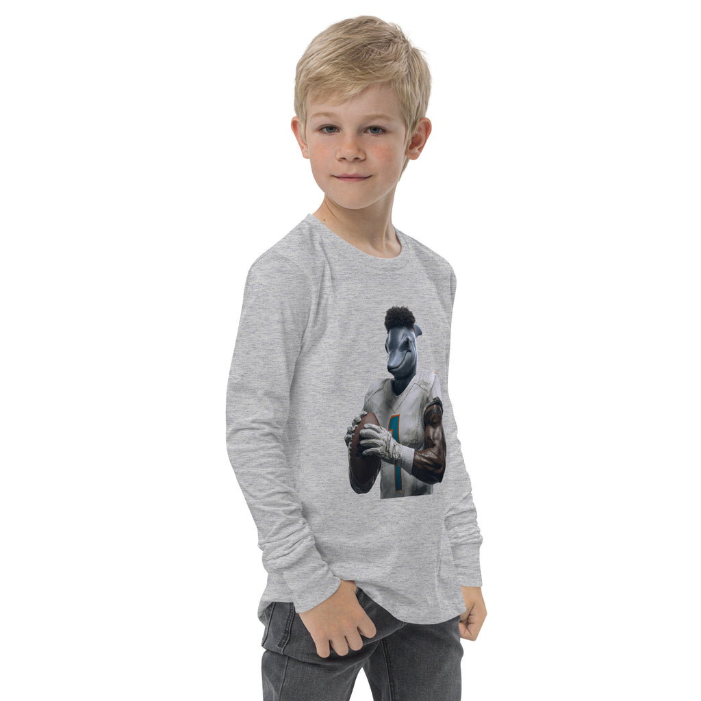 Dolphin 7 K Youth long sleeve tee