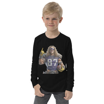 Viking 6 K Youth long sleeve tee Black
