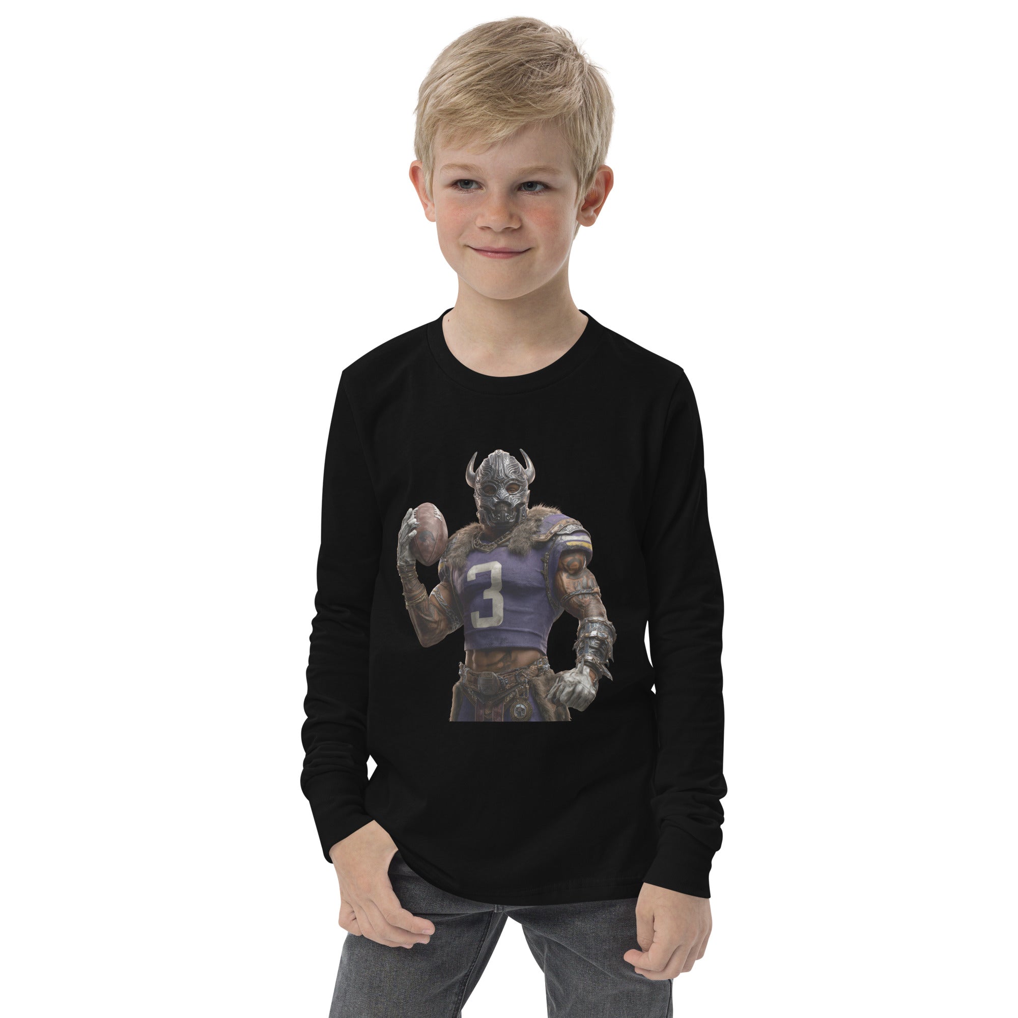 Viking 7 K Youth long sleeve tee Black