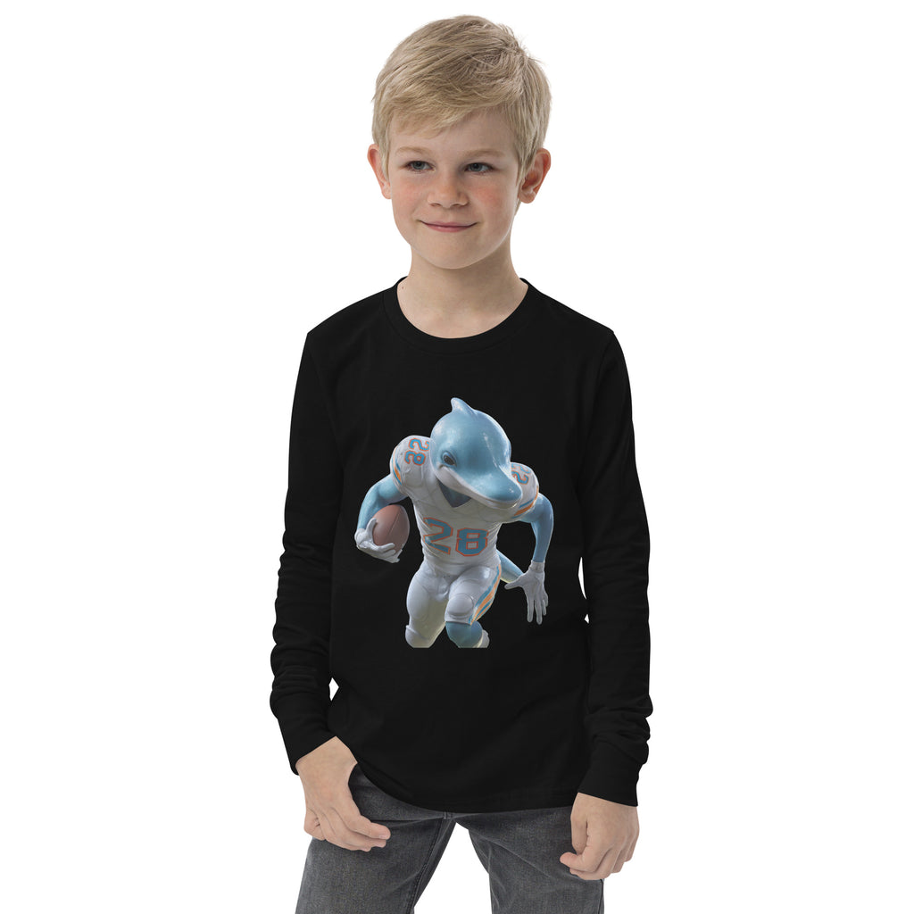Dolpjin 3 K Youth long sleeve tee