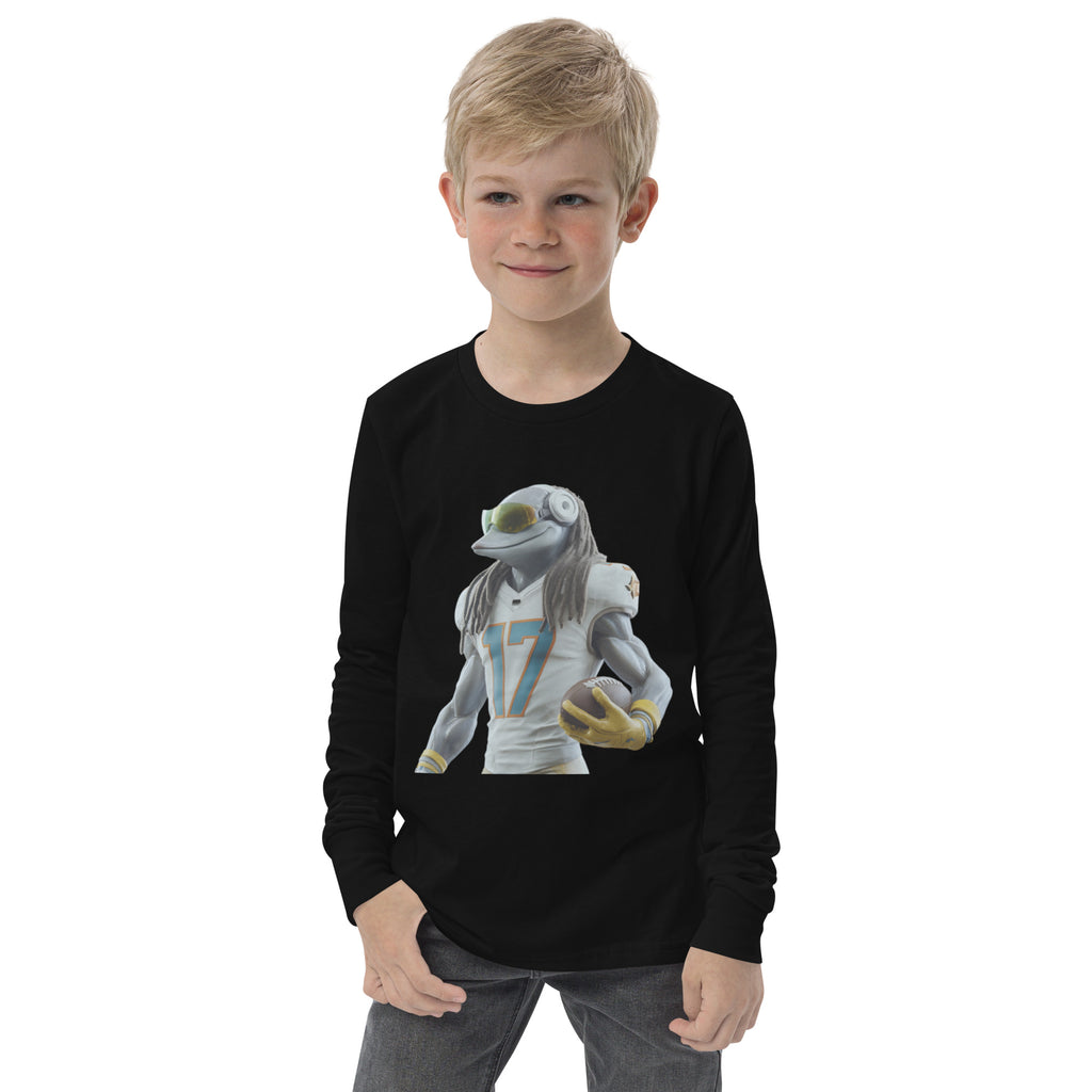 Dolphin 5 K Youth long sleeve tee Black