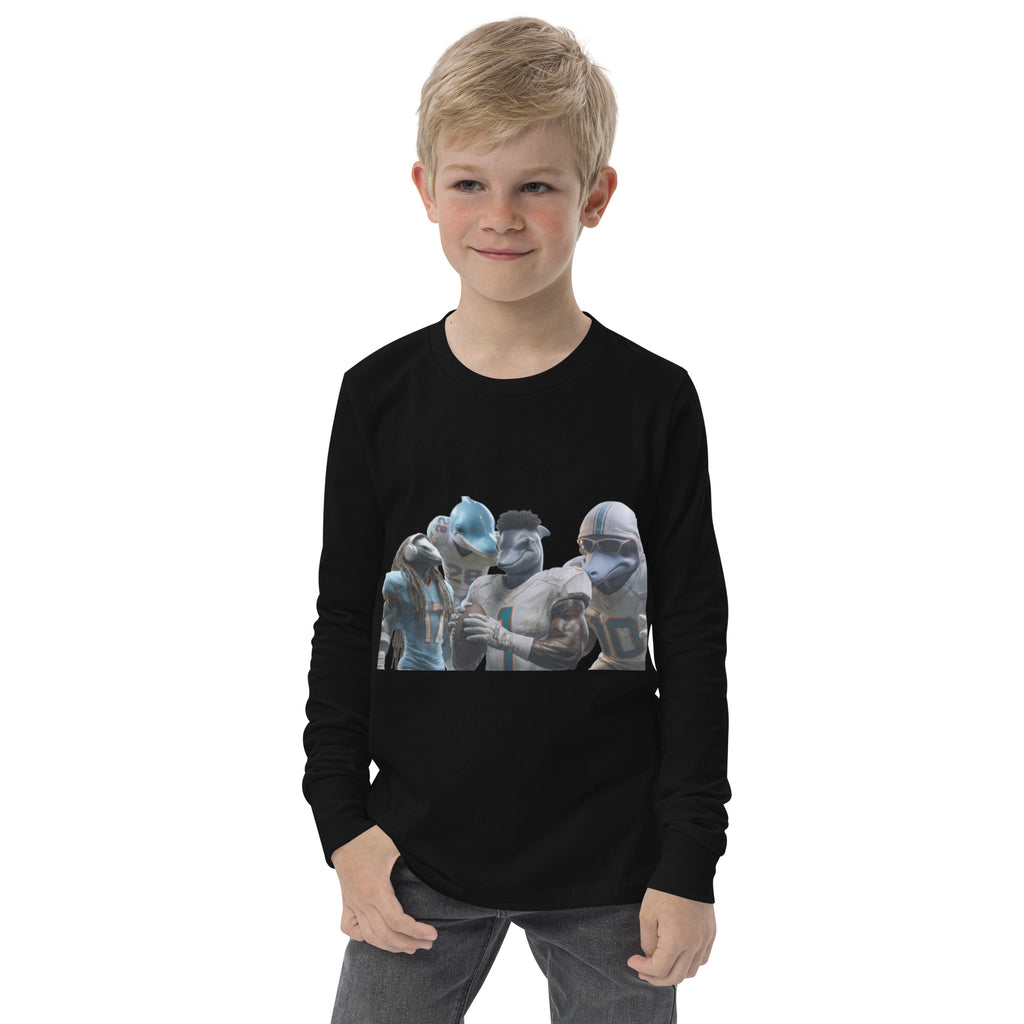 Dolphin 12 K Youth long sleeve tee