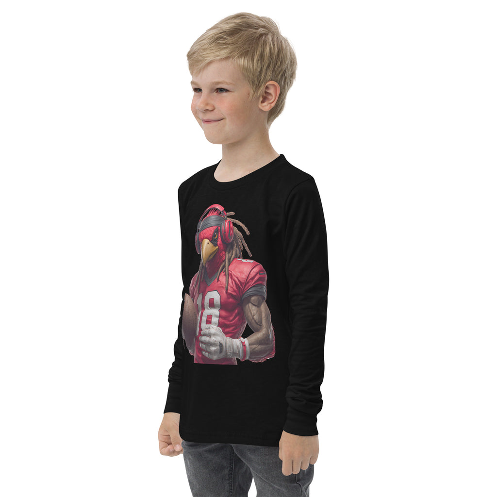 Cardinal 4 KidscYouth long sleeve tee