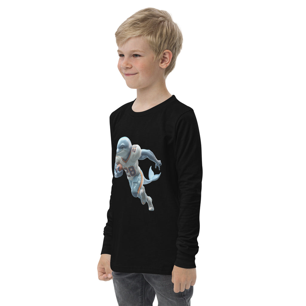 Dolphin 2 K Youth long sleeve tee