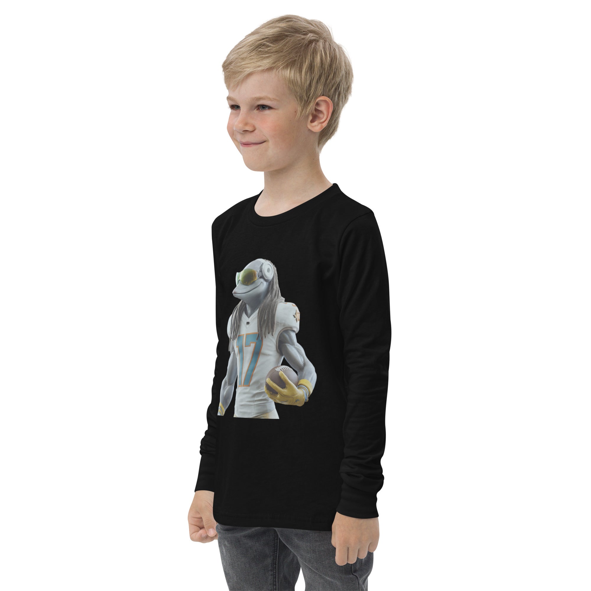 Dolphin 5 K Youth long sleeve tee