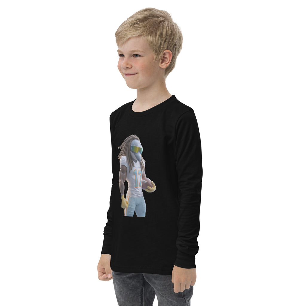 Dolphin 11 K Youth long sleeve tee