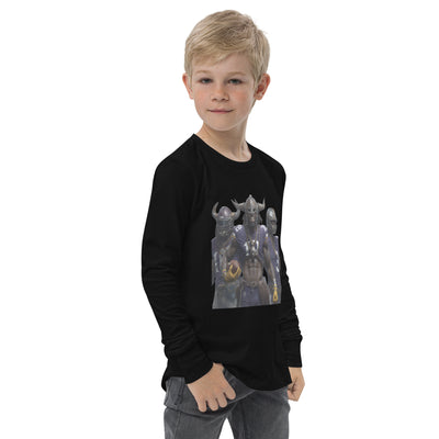 Viking 5 K Youth long sleeve tee Black