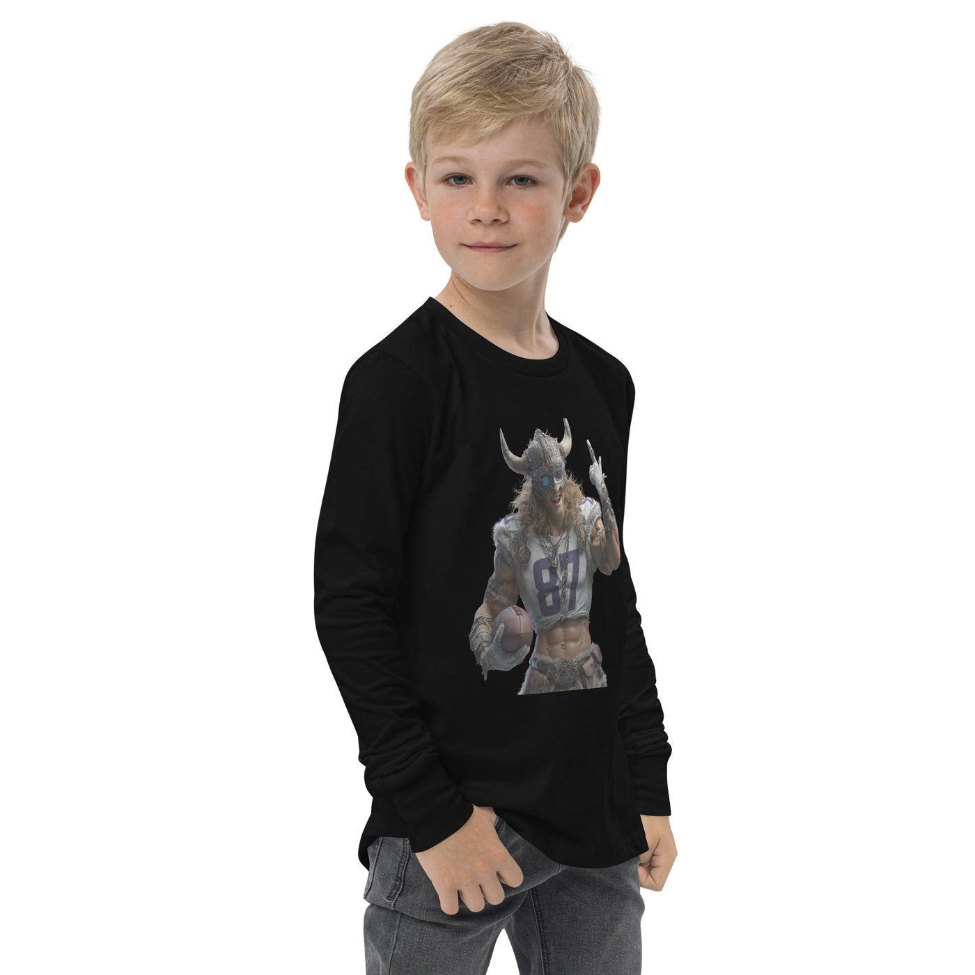 Viking 10 K Youth long sleeve tee