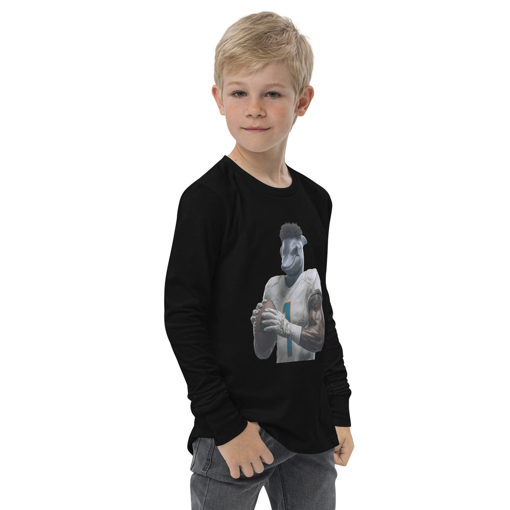 Dolphin 7 K Youth long sleeve tee