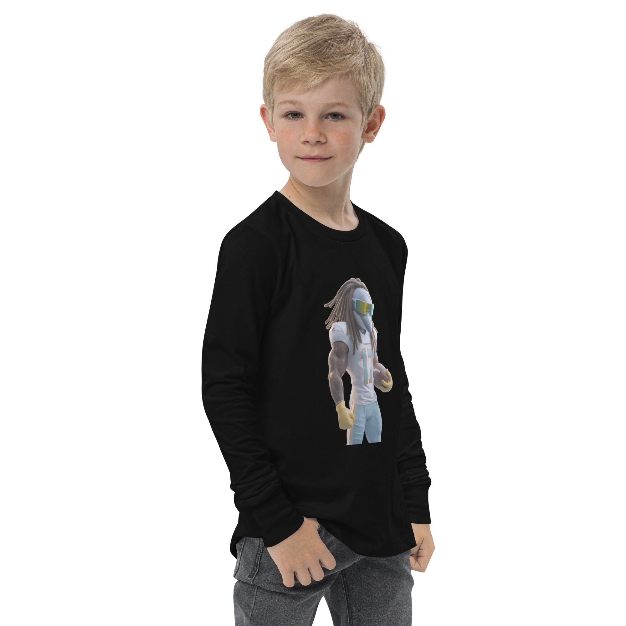 Dolphin 11 K Youth long sleeve tee