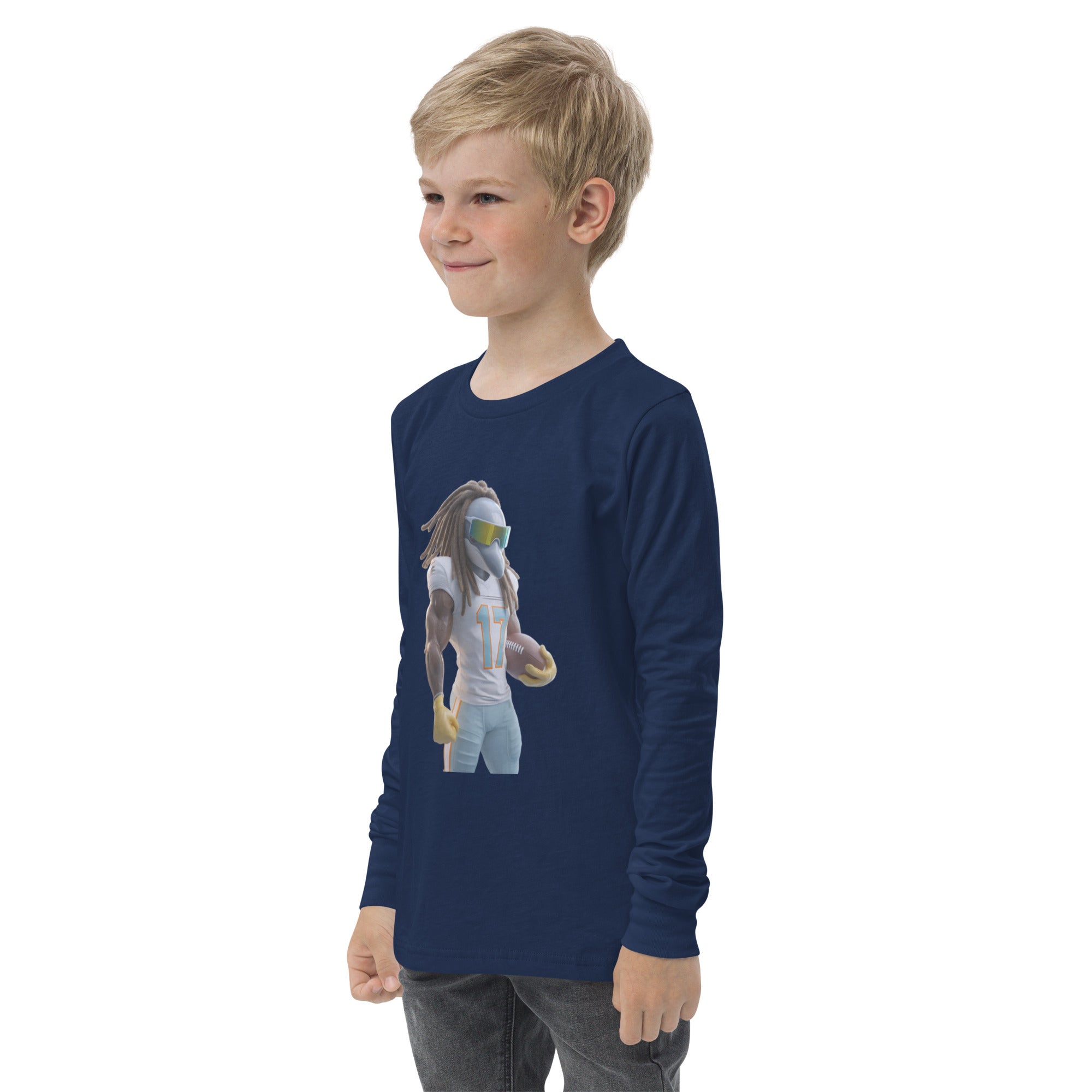 Dolphin 11 K Youth long sleeve tee
