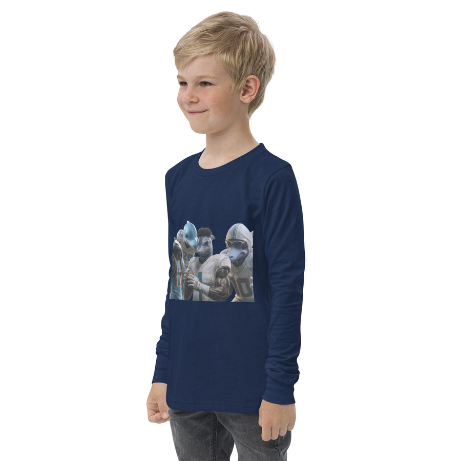 Dolphin 12 K Youth long sleeve tee