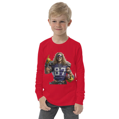 Viking 6 K Youth long sleeve tee Red