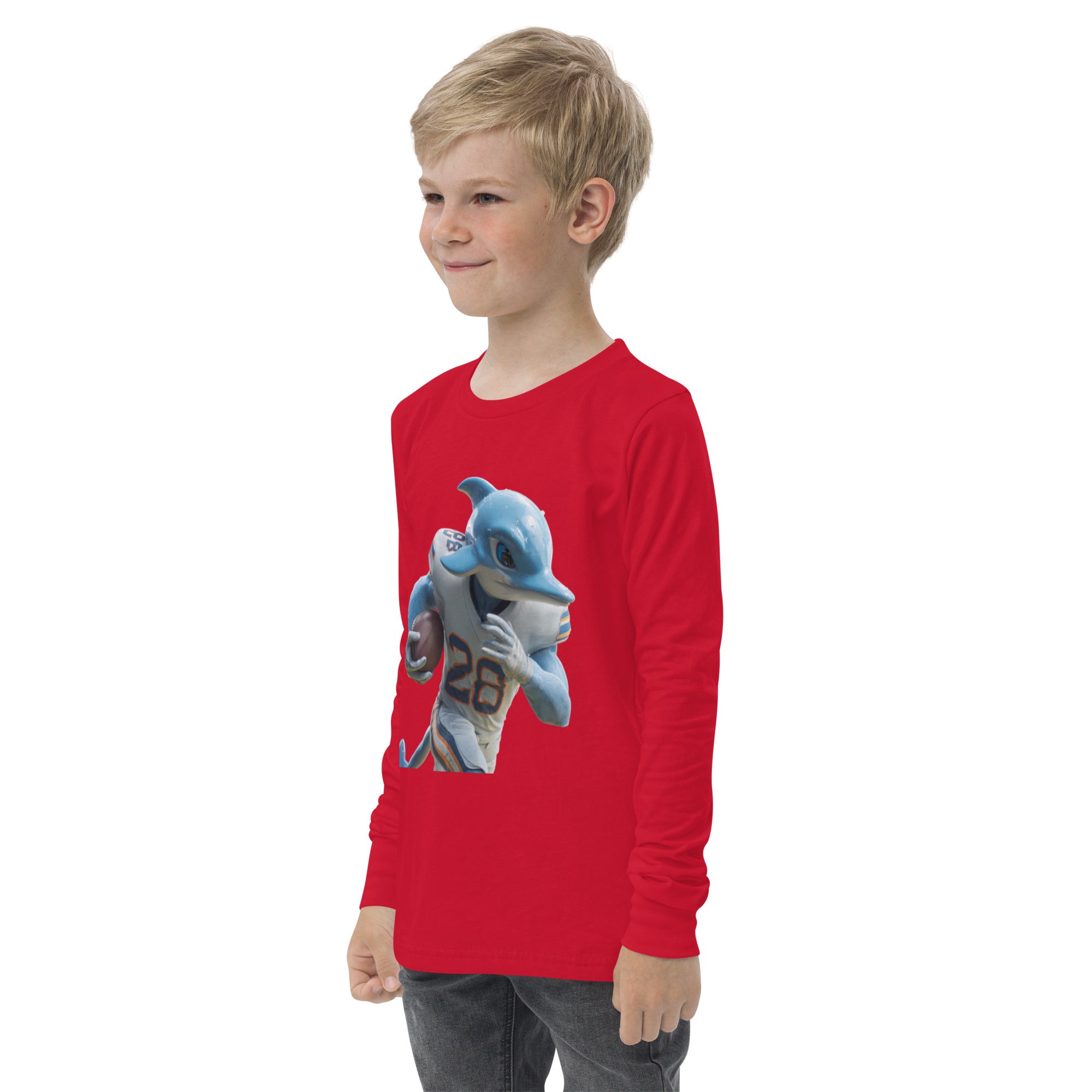 Dolphin 1 K Youth long sleeve tee
