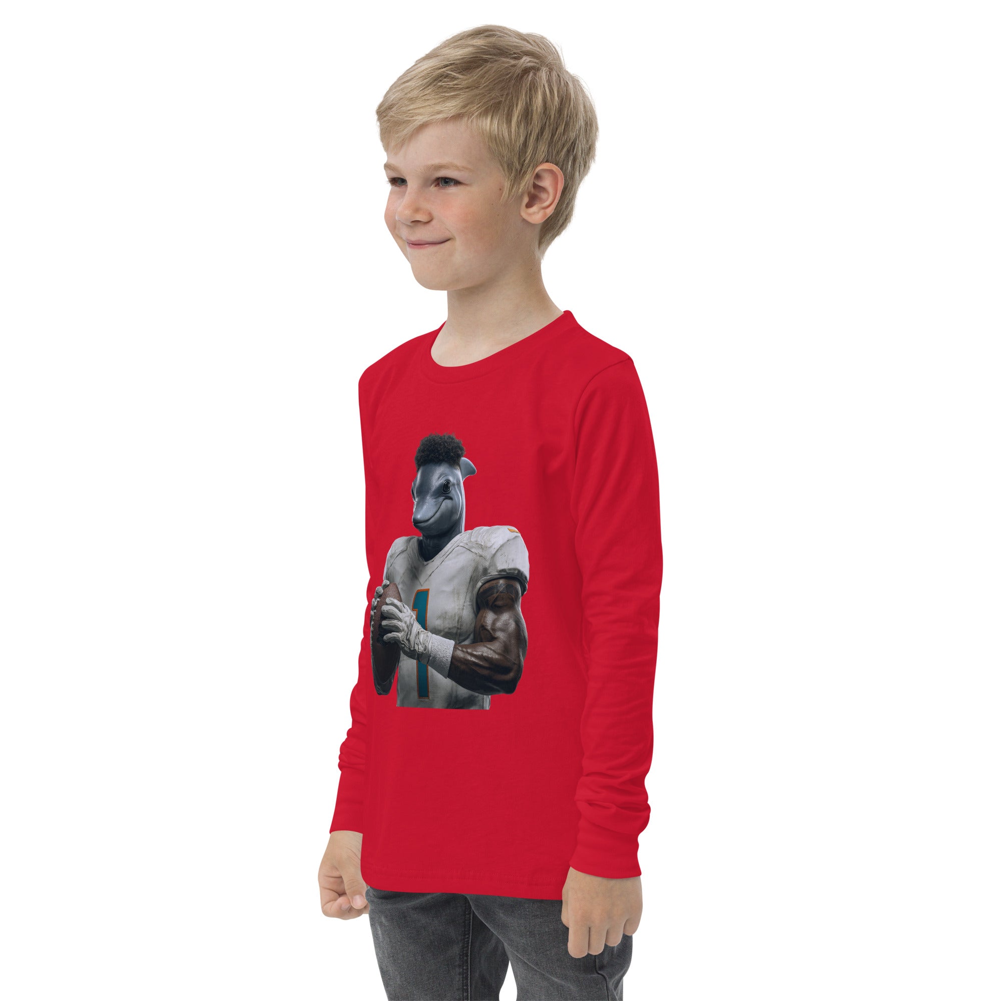 Dolphin 7 K Youth long sleeve tee