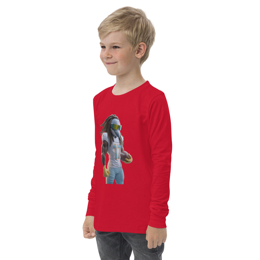 Dolphin 11 K Youth long sleeve tee