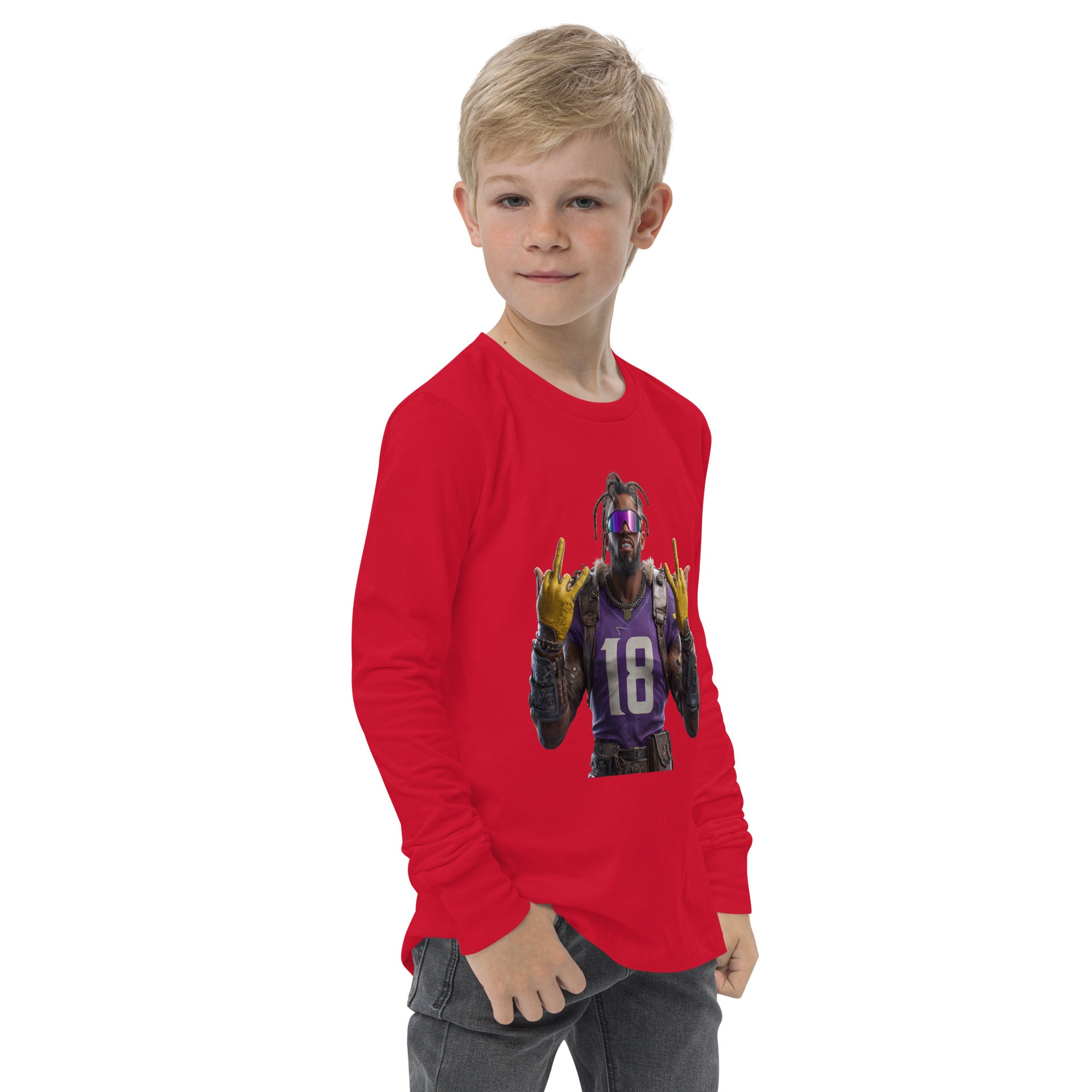Viking 4 K Youth long sleeve tee