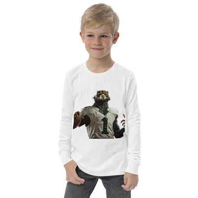 Youth long sleeve tee White