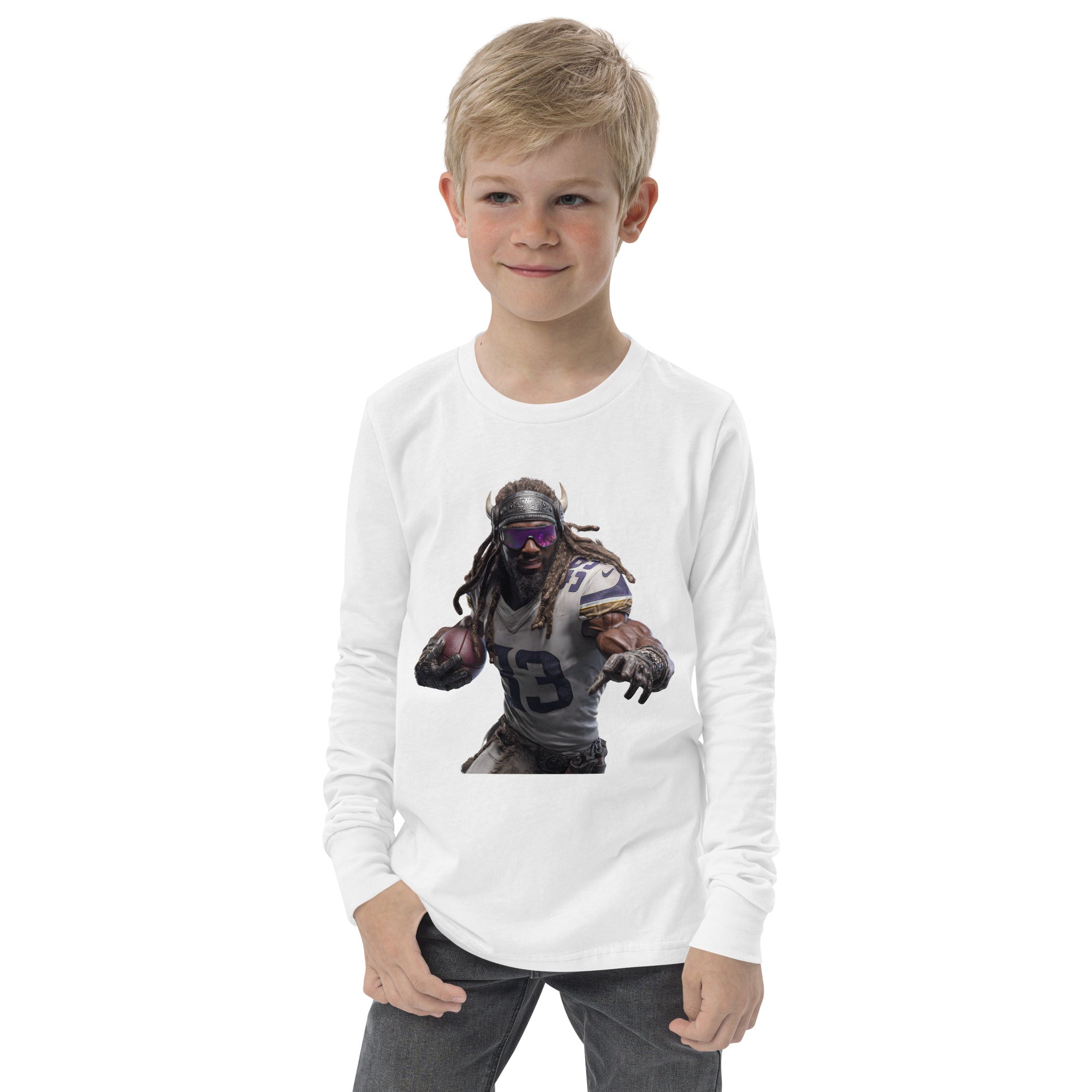 Viking 3 K Youth long sleeve tee White