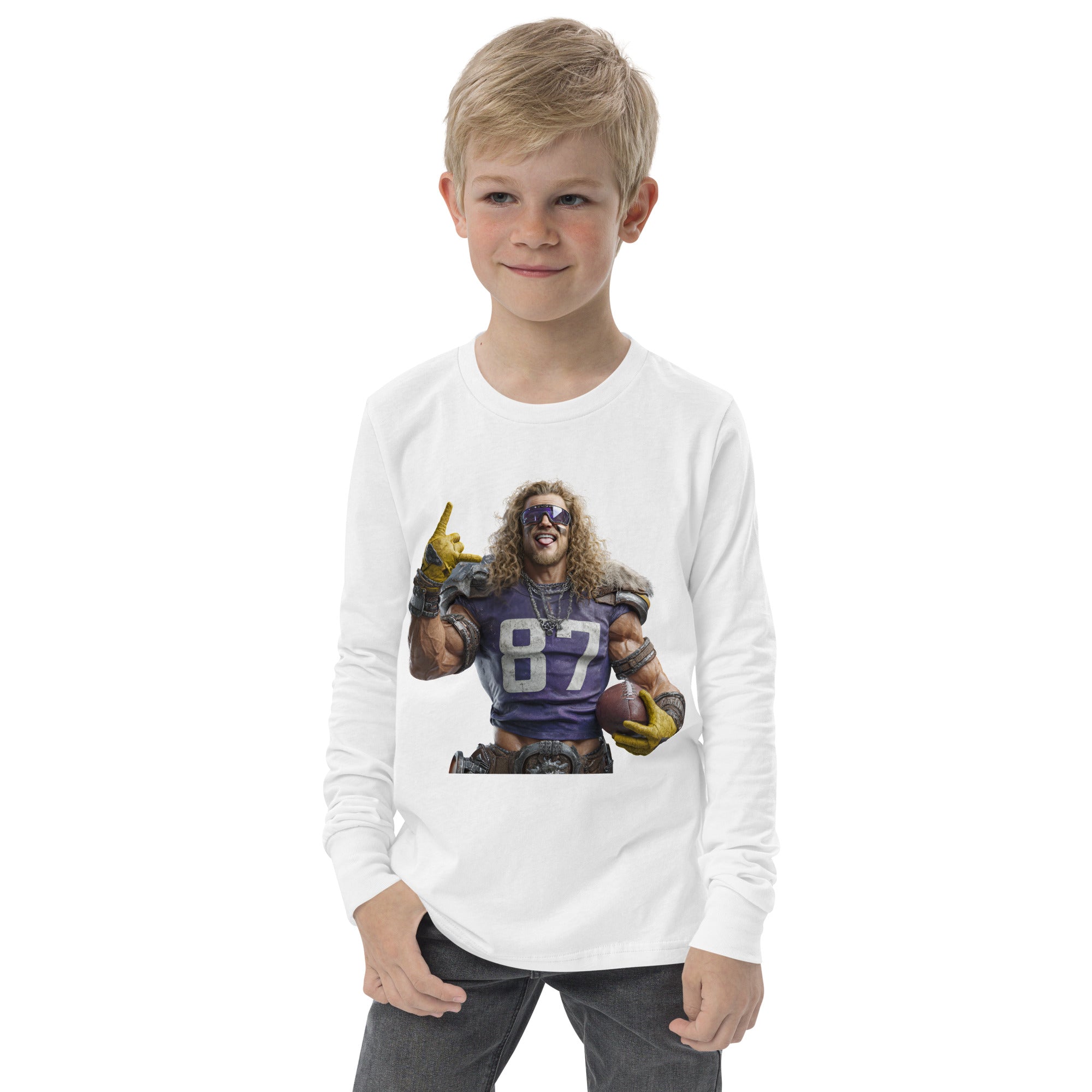 Viking 6 K Youth long sleeve tee White
