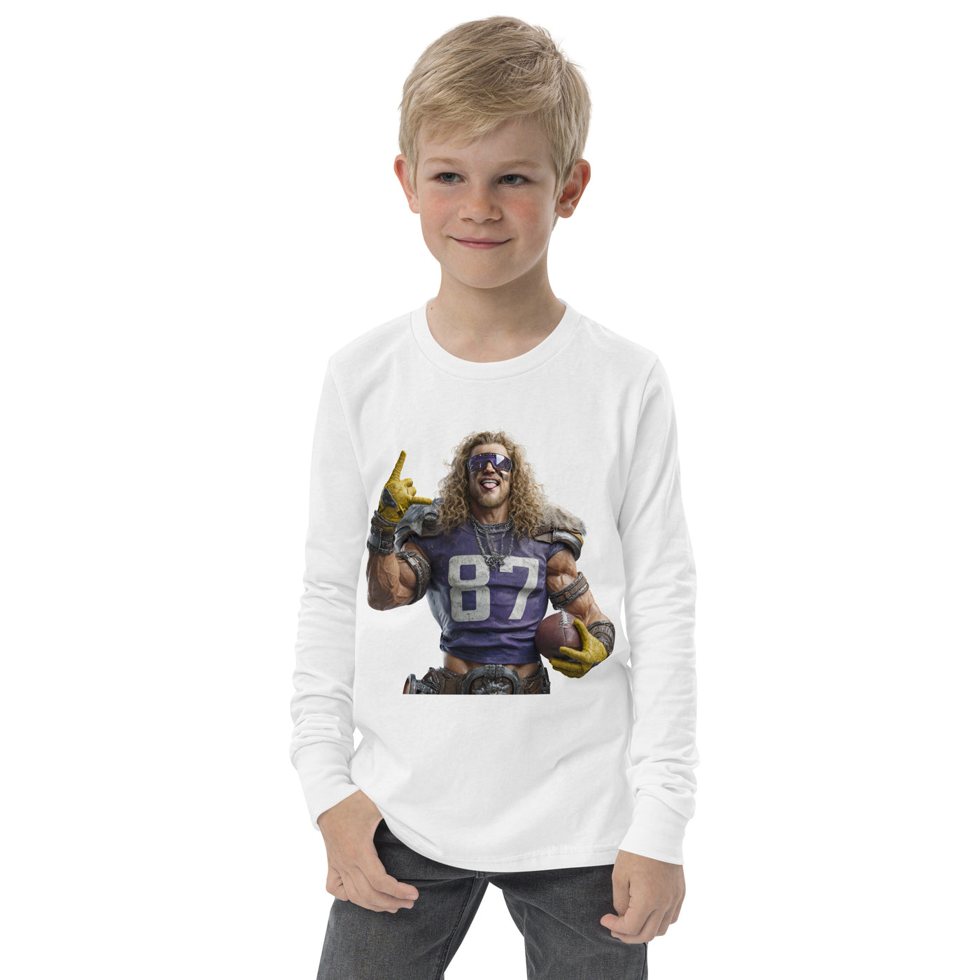 Viking 6 K Youth long sleeve tee White