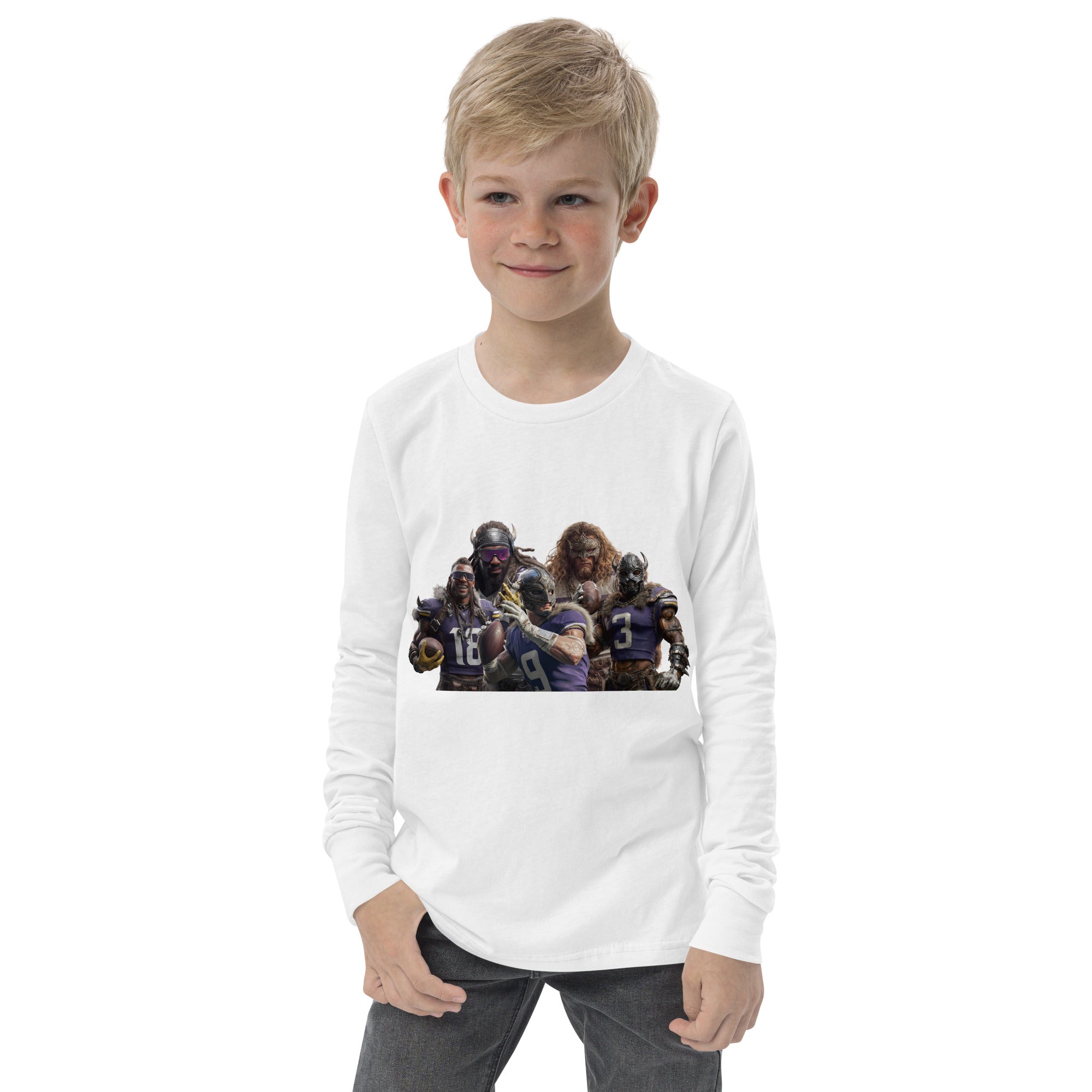 Viking 11 K Youth long sleeve tee White