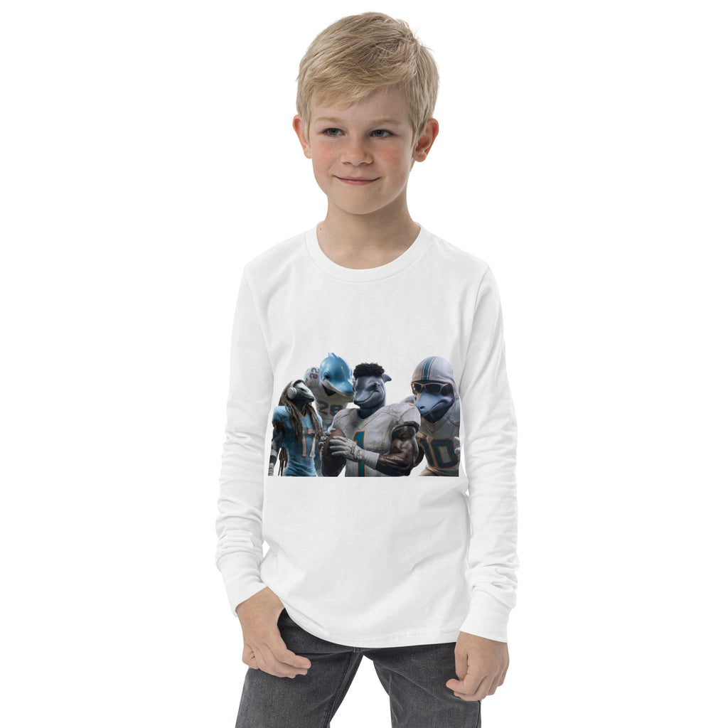 Dolphin 12 K Youth long sleeve tee