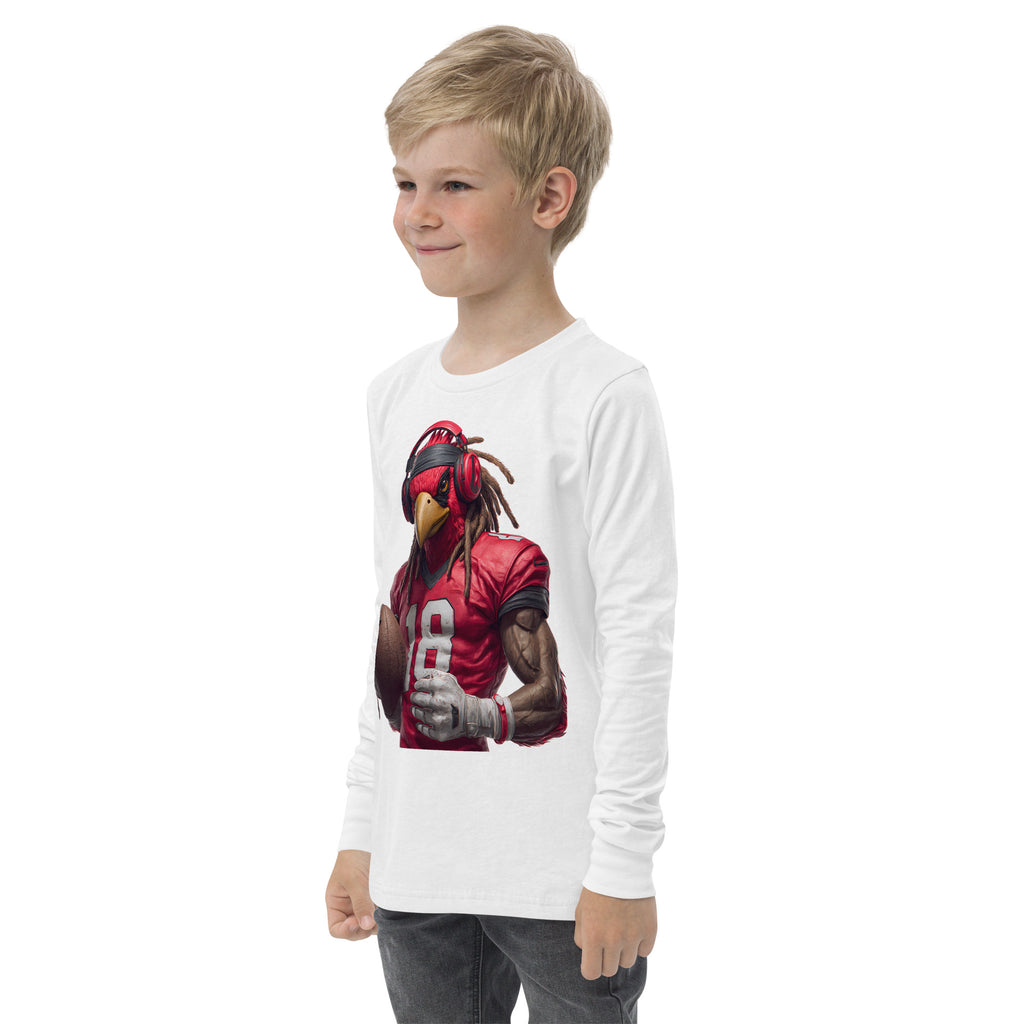Cardinal 4 KidscYouth long sleeve tee
