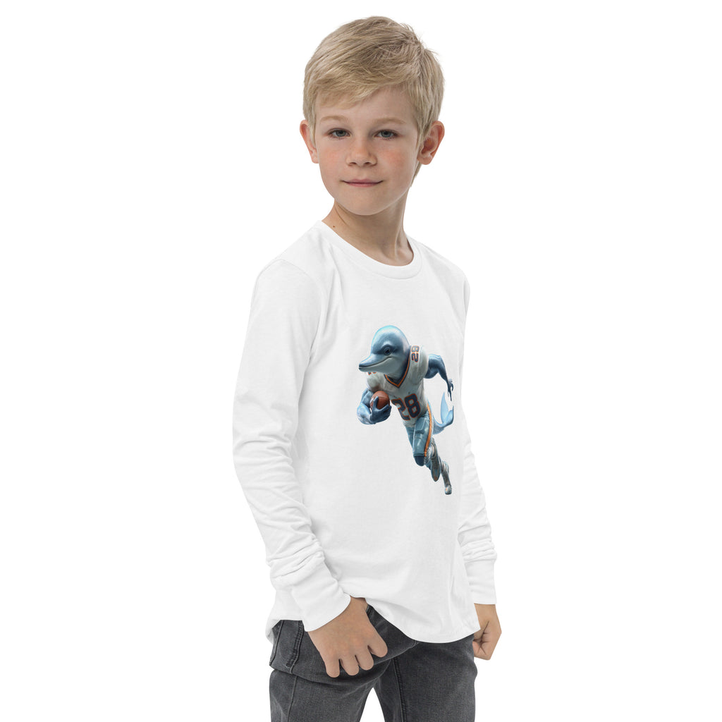 Dolphin 2 K Youth long sleeve tee