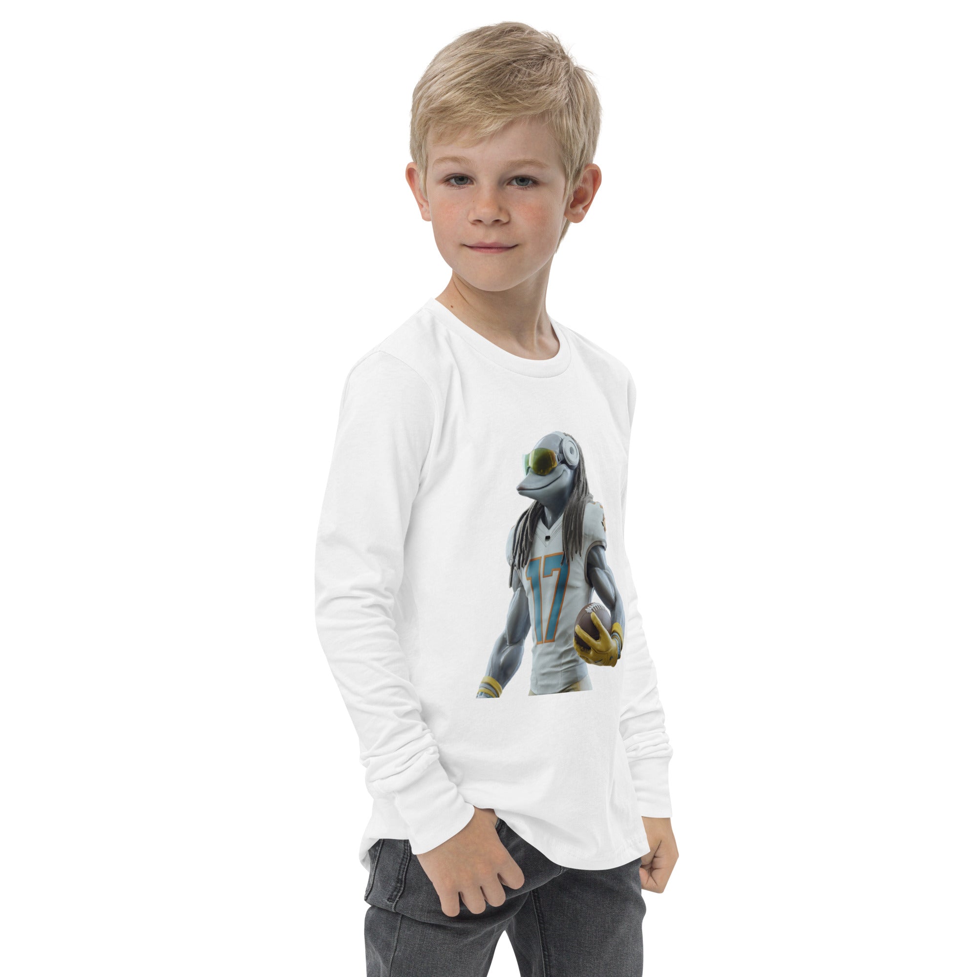Dolphin 5 K Youth long sleeve tee