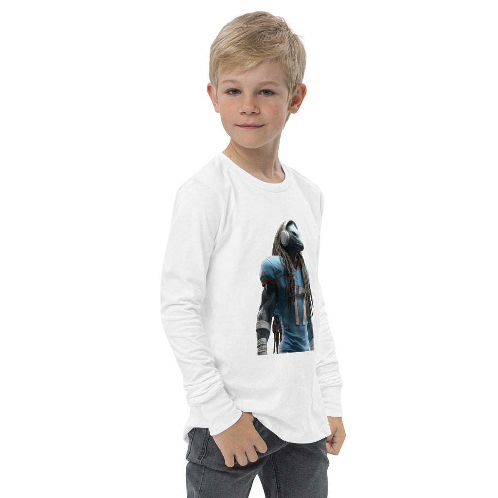 Dolphin 6 K Youth long sleeve tee