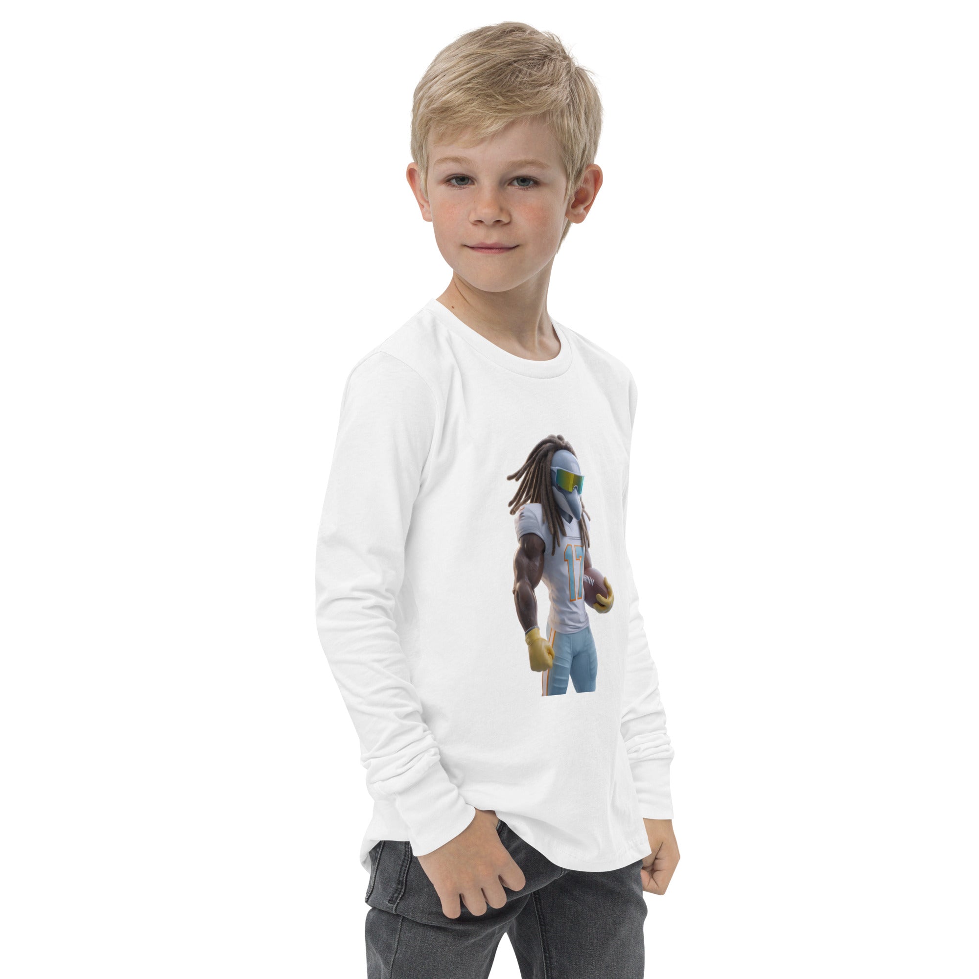 Dolphin 11 K Youth long sleeve tee